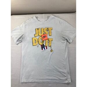 Nike Dri‎ Fit Mens T Shirt Short Sleeve Just Do It Graphic Tee Size M